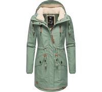 Winterparka mit Teddyfell Kapuze "Elsie" Dusty Green24 L