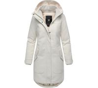 Wintermantel RAGWEAR "Jannisa Coat", Damen, Gr. XL (42), sanftes weiß, Obermaterial: 100% Polyester. Innenfutter: 100% Polyester. Wattierung: 100% Polyester, tailliert ca. Mitte Oberschenkel, hoch ges
