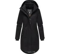 Wintermantel RAGWEAR "Jannisa Coat", Damen, Gr. XS (34), schwarz, Obermaterial: 100% Polyester; Innenfutter: 100% Polyester; Wattierung: 100% Polyester, tailliert ca. Mitte Oberschenkel, hoch geschlos