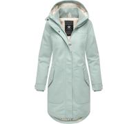 Wintermantel RAGWEAR "Jannisa Coat", Damen, Gr. XXXL(46), mint, Obermaterial: 100% Polyester; Innenfutter: 100% Polyester; Wattierung: 100% Polyester, tailliert ca. Mitte Oberschenkel, hoch geschlosse