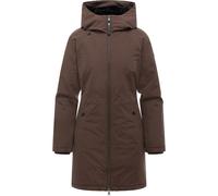 Wintermantel RAGWEAR "Nasima Y", Damen, Gr. S (36), schwarz choco, Obermaterial: 100% Polyester. Innenfutter: 100% Polyester. Wattierung: 100% Polyester, tailliert ca. Mitte Oberschenkel, Ärmel ohne Ä