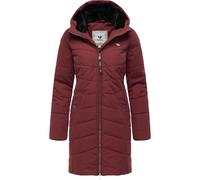 Wintermantel RAGWEAR "Noita YOUMODO", Damen, Gr. L (40), weinrot, Obermaterial: 100% Polyester; Innenfutter: 100% Polyester; Wattierung: 100% Polyester, tailliert ca. Mitte Oberschenkel, Ärmel ohne Är