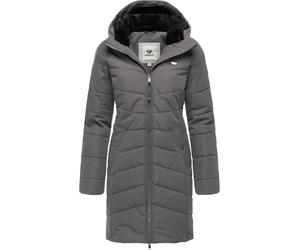 Wintermantel RAGWEAR "Noita YOUMODO", Damen, Gr. XS (34), grau, Obermaterial: 100% Polyester. Innenfutter: 100% Polyester. Wattierung: 100% Polyester, tailliert ca. Mitte Oberschenkel, Ärmel ohne Ärme