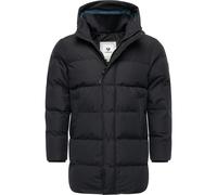 Wintermantel RAGWEAR "Nortday", Herren, Gr. S (48), schwarz, Obermaterial: 100% Polyester. Innenfutter: 100% Polyester. Wattierung: 100% Polyester, gerade ca. Mitte Oberschenkel, hoch geschlossener Au