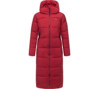 Wintermantel RAGWEAR "Patrise", Damen, Gr. S (36), dunkelrot, Obermaterial: 100% Polyester; Innenfutter: 100% Polyester; Wattierung: 100% Polyester, bequem wadenlang, hoch geschlossener Ausschnitt, Är