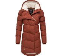 Wintermantel RAGWEAR "Pavla", Damen, Gr. 5XL (50), braun (zimt), Außenmaterial: 100% Polyester; Innenfutter: 100% Polyester; Wattierung: 100% Polyester, figurbetont ca. Mitte Oberschenkel, Ärmel ohne