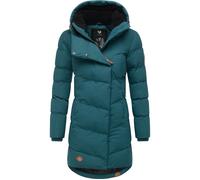 Wintermantel RAGWEAR "Pavla", Damen, Gr. XL (42), grün (hellgrün), Außenmaterial: 100% Polyester. Innenfutter: 100% Polyester. Wattierung: 100% Polyester, figurbetont ca. Mitte Oberschenkel, Ärmel ohn