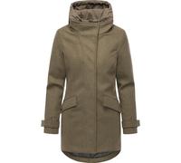 Wintermantel RAGWEAR "Petuja Felt YOUMODO", Damen, Gr. L (40), mokka, Obermaterial: 100% Polyester. Obermaterial Innenjacke: 100% Polyester. Innenfutter: 100% Polyester. Wattierung: 100% Polyester, ta