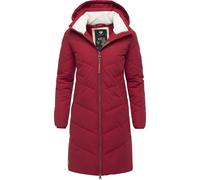 Wintermantel RAGWEAR "Rebelka", Damen, Gr. 4XL (48), dunkelrot, Außenmaterial: 100% Polyester; Innenfutter: 100% Polyester; Wattierung: 100% Polyester, oversize knieumspielend, Ärmel ohne Ärmelschlitz