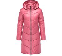 Wintermantel RAGWEAR "Rebelka Shiny", Damen, Gr. XL (42), rosa, Obermaterial: 100% Polyester, Innenfutter: 100% Polyester, Wattierung: 100% Polyester, modisch, figurumspielend knieumspielend, hoch ges
