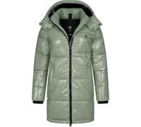 Shiny Wintermantel "Roobie Long" Dusty Green XS