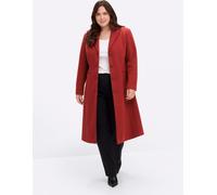 Wintermantel SHEEGO BY JOE BROWNS, Damen, Gr. 42, kirsche, 85% Polyester, 15% Viskose, gemustert, Mäntel Wintermantel (22264010-42) kirsche