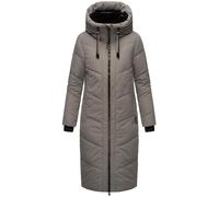 Marikoo Damen Winterjacke Nadaree - lang, warm & mit Kapuze S