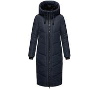 Marikoo Damen Winterjacke Nadaree - lang, warm & mit Kapuze M