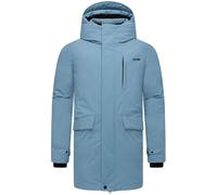 Wintermantel STONE HARBOUR "Emriis XX", Herren, Gr. S (48), hellblau, Obermaterial: 100% Polyester; Innenfutter: 100% Polyester; Wattierung: 100% Polyester; Ärmelfutter: 100% Polyester, Basic, gerade 