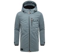 Wintermantel STONE HARBOUR "Fintaan XX", Herren, Gr. L (52), rauchblau, Obermaterial: 60% Polyester, 40% Nylon, Innenfutter: 100% Polyester, Wattierung: 100% Polyester, Ärmelfutter: 100% Polyester, ge