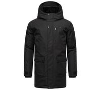 Wintermantel STONE HARBOUR "Netaan XX", Herren, Gr. L (52), schwarz, Obermaterial: 100% Polyester; Innenfutter: 100% Polyester; Wattierung: 100% Polyester; Ärmelfutter: 100% Polyester, gerade Po-bedec