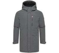 Wintermantel STONE HARBOUR "Phinoo XX", Herren, Gr. M (50), anthrazit, Obermaterial: 100% Polyester; Innenfutter: 100% Polyester; Wattierung: 100% Polyester; Ärmelfutter: 100% Polyester, gerade ca. Mi