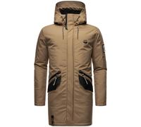 Wintermantel STONE HARBOUR "Ragaan" Gr. XL (54), braun (hellbraun) Herren Mäntel Wintermäntel modischer Winterparka mit Teddyfell Futter (10074909-XL)