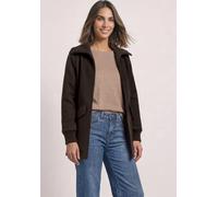 Wintermantel STREET ONE, Damen, Gr. 36, braun (auburn braun), Web, Oberstoff: 69% Polyester, 31% Wolle. Futter: 100% Polyester, unifarben, normal ca. Mitte Oberschenkel, hoch geschlossener Ausschnitt,