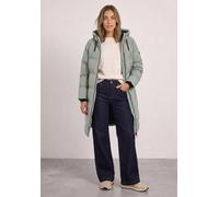Wintermantel STREET ONE, Damen, Gr. 36, grün (fresh sage), Stoff, Oberstoff: 100% Polyester. Beschichtung: 100% Polyurethan. Futter: 100% Polyester. Wattierung: 100% Polyester, unifarben, regular fit