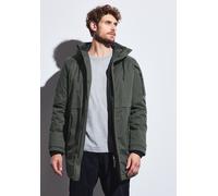 Wintermantel STREET ONE MEN, Herren, Gr. L (42), grün (woodland grün), Web, Obermaterial: 53% Polyester, 37% Baumwolle, 10% Nylon. Futter: 100% Polyester, unifarben, comfort fit normal, ohne Ausschnit