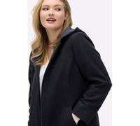 Kurzmantel SHEEGO, Damen, Gr. 42, tiefblau, 90% Polyester, 10% Wolle, unifarben, unifarben mit Farbeinsatz, unifarben mit Farbeinsätzen, Mäntel Kurzmantel (30248334-42) tiefblau