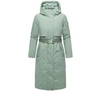 Navahoo Damen Winterparka WALDBUMMLER - wetterfest & stilvoll mit Taillengürtel S
