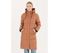 Wintermantel WEATHER REPORT "Audrey", Damen, Gr. 38, braun (karamell), 100% Polyester, unifarben, normal, ohne Ausschnitt, Mäntel Wintermantel, in winddichter und wasserabweisender Qualität (54568141-