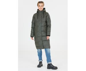 Wintermantel WEATHER REPORT "Audrey", Damen, Gr. 42, schwarz (schwarz, schwarz), 100% Polyester, unifarben, normal, ohne Ausschnitt, Mäntel Wintermantel, in winddichter und wasserabweisender Qualität