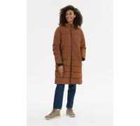 Wintermantel WHISTLER "Amaret", Damen, Gr. 44, braun, 100% Polyester, unifarben, lang, ohne Ausschnitt, Mäntel Wintermantel, mit Kunstdaunenpolster und 2-Wege-Reißverschluss (71891464-44) braun