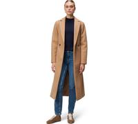 Wintermantel ZERO "Damen Wolloptik mit Bindegürtel", Damen, Gr. 44, cinnamon swirl, Stoff, Obermaterial: 100% Polyester, unifarben, figurbetont normal, V-Ausschnitt, eng, Mäntel Wintermantel (11519602