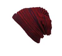 Wintermütze für Damen Herren Beanie mit Fleecefutter Warm Zopfmuster Strickmütze Chemo Weiche Wollmütze Retro Topfhut für Ski Reisen Fischerhut Street Style Grobstrick Wintermützen