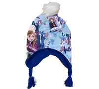 Wintermütze mit Figuren für Mädchen Frozen (54, CAPFRO BLU)