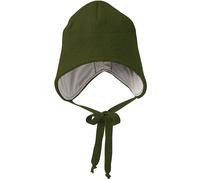 Wintermütze Wolle oliv-grün Ohrenschutz 47/49