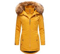 Winterparka mit abnehmbarem Kunstfell "Sanakoo" Yellow M