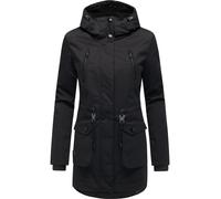 Kurzmantel RAGWEAR "Ellsa YOUMODO", Damen, Gr. XXXL(46), schwarz, Obermaterial: 100% Polyester; Innenfutter: 100% Polyester; Wattierung: 100% Polyester, tailliert ca. Mitte Oberschenkel, hoch geschlos