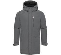 Wintermantel STONE HARBOUR "Phinoo XX", Herren, Gr. M (50), anthrazit, Obermaterial: 100% Polyester; Innenfutter: 100% Polyester; Wattierung: 100% Polyester; Ärmelfutter: 100% Polyester, gerade ca. Mi