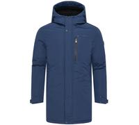 Wintermantel STONE HARBOUR "Phinoo XX", Herren, Gr. L (52), navy, Obermaterial: 100% Polyester; Innenfutter: 100% Polyester; Wattierung: 100% Polyester; Ärmelfutter: 100% Polyester, gerade ca. Mitte O