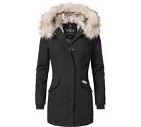 Navahoo Damen Winterjacke Winterparka Cristal Schwarz Gr. XL