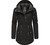 Winterjacke RAGWEAR "Monadis Black Label" Gr. M (38), grau (shadow) Damen Jacken Lange stylischer Winterparka für die kalte Jahreszeit (74969012-M)