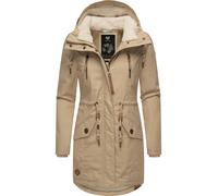 Wintermantel RAGWEAR "Elsie" Gr. XXXL (46), grau (helltaupe) Damen Mäntel (77049801-XXXL) helltaupe