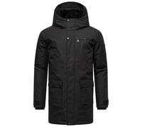 Wintermantel STONE HARBOUR "Netaan XX", Herren, Gr. L (52), schwarz, Obermaterial: 100% Polyester; Innenfutter: 100% Polyester; Wattierung: 100% Polyester; Ärmelfutter: 100% Polyester, gerade Po-bedec