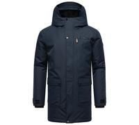 Wintermantel STONE HARBOUR "Netaan XX", Herren, Gr. XL (54), blau (navy), Obermaterial: 100% Polyester. Innenfutter: 100% Polyester. Wattierung: 100% Polyester. Ärmelfutter: 100% Polyester, gerade Po-
