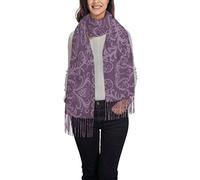 Winterschal - Lila Frauen Lange Schals Warme Quaste Schal Stola Für Frauen Damen, violett, One size