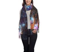 Winterschal - Universum Galaxie Weltraum Frauen Lange Schals Warme Quaste Schal Stola Für Frauen Damen, Universe Galaxy Space, One size