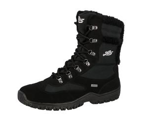 Winterschuh Damen Schnürung wasserdicht schwarz LICO Saskia - Schwarz / 36