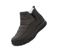 winterschuhe damen gefüttert boots Winterstiefel Damen Winterschuhe Wasserdicht Warm Plush Gefütterte Schneestiefel Stiefeletten Winter Outdoors Rutschfeste Stiefel Boots damenstiefeletten Kaffee 37