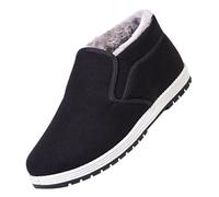 Winterschuhe Herren Damen Warm Gefüttert Schneestiefel Kurzschaft Stiefel Flach Winter Outdoor Boots Bequem Rutschfeste Winterstiefel Thermo Senioren Senioren Schuhe Warm Orthopädische Schuhe