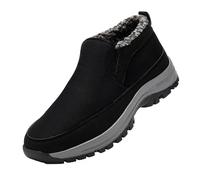 Winterschuhe Herren Winterstiefel Jungs Warm Gefüttert Schneestiefel Kurzschaft Stiefeletten Arbeit Stiefel Winter Outdoor Trekking Wander Schuhe Wasserdicht Rutschfest Schneestiefel, 50